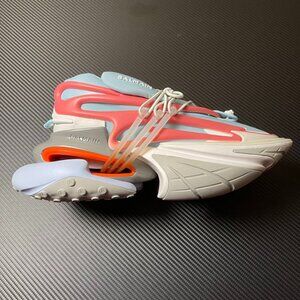 Balmain Blue & Pink Unicorn Sneakers Balmain